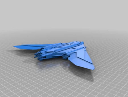  Interceptor starship  3d model for 3d printers