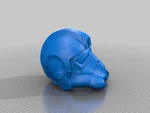 Modelo 3d de Casco de piloto tie para impresoras 3d