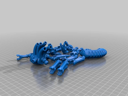  Xenomorph figure  3d model for 3d printers