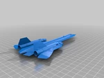 Modelo 3d de Lockheed sr-71 blackbird para impresoras 3d