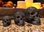 Modelo 3d de Calavera (estilo voronoi) para impresoras 3d