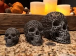 Modelo 3d de Calavera (estilo voronoi) para impresoras 3d