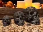 Modelo 3d de Calavera (estilo voronoi) para impresoras 3d