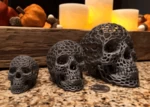 Modelo 3d de Calavera (estilo voronoi) para impresoras 3d