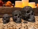  Skull (voronoi style)  3d model for 3d printers