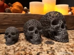 Modelo 3d de Calavera (estilo voronoi) para impresoras 3d