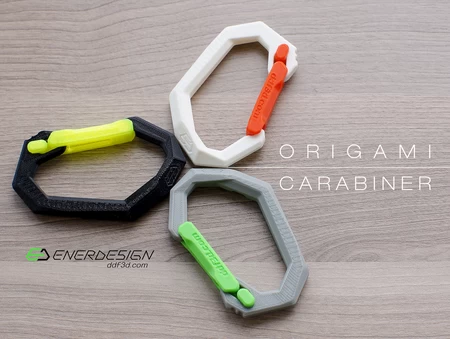 Origami Carabiner by ddf3d.com