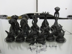  Alien life chess set  3d model for 3d printers