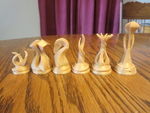  Alien life chess set  3d model for 3d printers