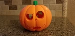  Jack o'lantern with snap on faces  3d model for 3d printers