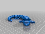  Articulated lizard 2  3d model for 3d printers