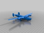  Consolidated b-24 liberator  3d model for 3d printers