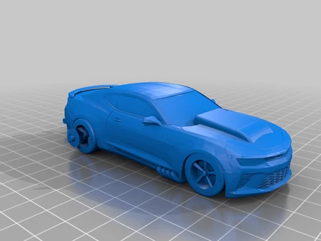  2018 chevrolet camaro ss  3d model for 3d printers