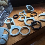  Various rings  3d model for 3d printers