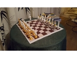  Complete egypt chess set  3d model for 3d printers