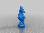  Complete egypt chess set  3d model for 3d printers