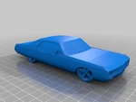  71 chrysler new yorker donk lowrider  3d model for 3d printers