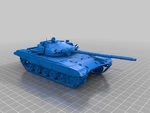  Vickers mk i and t-72m1  3d model for 3d printers