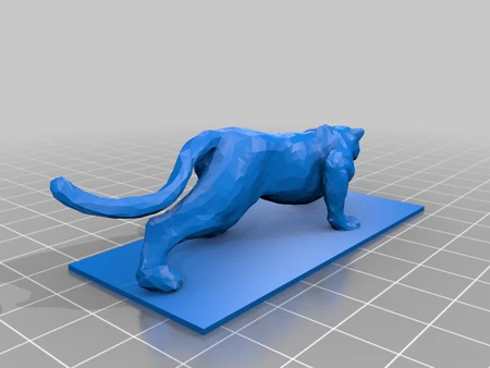 Modelo 3d de Jaguar para impresoras 3d