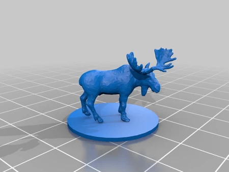  Moose  3d model for 3d printers