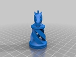  Another spiral chess set  3d model for 3d printers