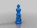  Another spiral chess set  3d model for 3d printers