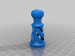  Another spiral chess set  3d model for 3d printers