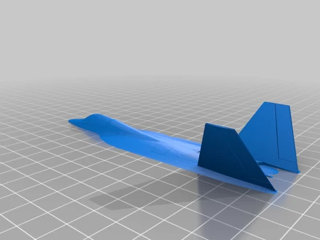  Printable f-22 raptor  3d model for 3d printers