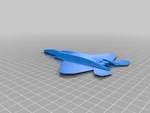  Printable f-22 raptor  3d model for 3d printers