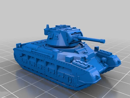  Infantry tank mark ii matilda  3d model for 3d printers
