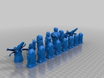  Star wars chess set  3d model for 3d printers