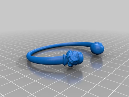 Modelo 3d de Pulsera de alianza de soldado de asalto para impresoras 3d