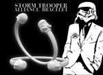  Storm trooper alliance bracelet  3d model for 3d printers