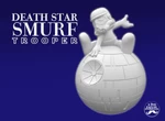  Death star smurf trooper  3d model for 3d printers