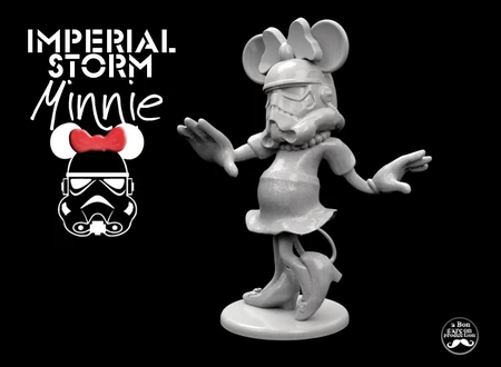  Imperial storm minnie -desktop disney trooper ii-  3d model for 3d printers