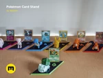 Modelo 3d de Soportes de cartas de pokémon para impresoras 3d