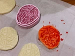  Brain texture roller cookie cutter  3d model for 3d printers