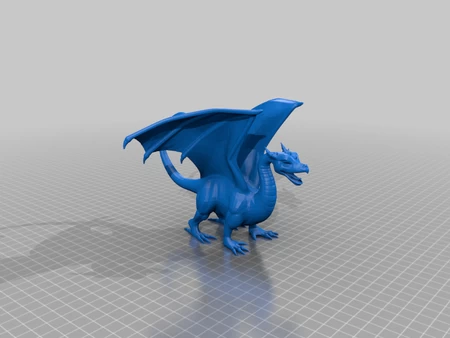 Modelo 3d de Dragón para impresoras 3d