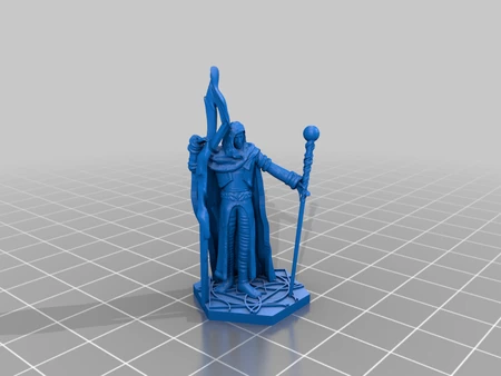 Modelo 3d de Mago 2-d & d en miniatura para impresoras 3d