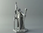 Modelo 3d de Mago 2-d & d en miniatura para impresoras 3d