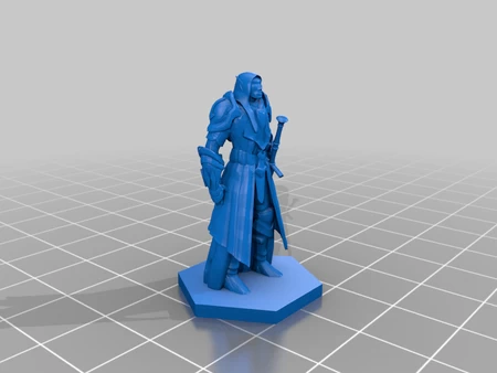 Elven ranger - D&D miniature