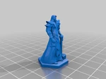 Modelo 3d de Caballero elfo-miniatura de d & d para impresoras 3d