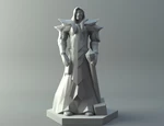 Modelo 3d de Caballero elfo-miniatura de d & d para impresoras 3d