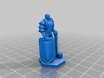  Human soldier - d&d miniature  3d model for 3d printers