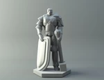 Modelo 3d de Soldado humano-miniatura de d & d para impresoras 3d