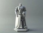  Human soldier - d&d miniature  3d model for 3d printers