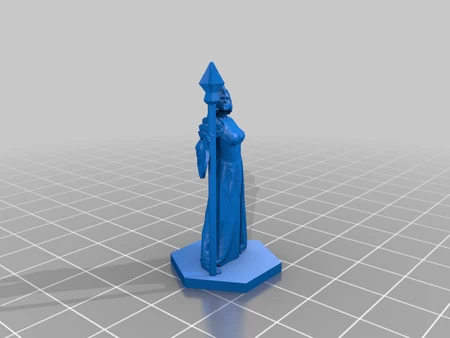  Naga witch - d&d miniature  3d model for 3d printers