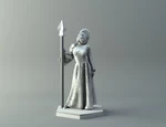  Naga witch - d&d miniature  3d model for 3d printers