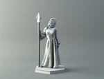 Modelo 3d de Bruja naga-miniatura de d & d para impresoras 3d