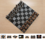 Modelo 3d de Adafruit impreso en 3d juego de ajedrez para impresoras 3d